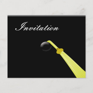 Lámina Invitación a la fiesta de graduación del Gorra de 