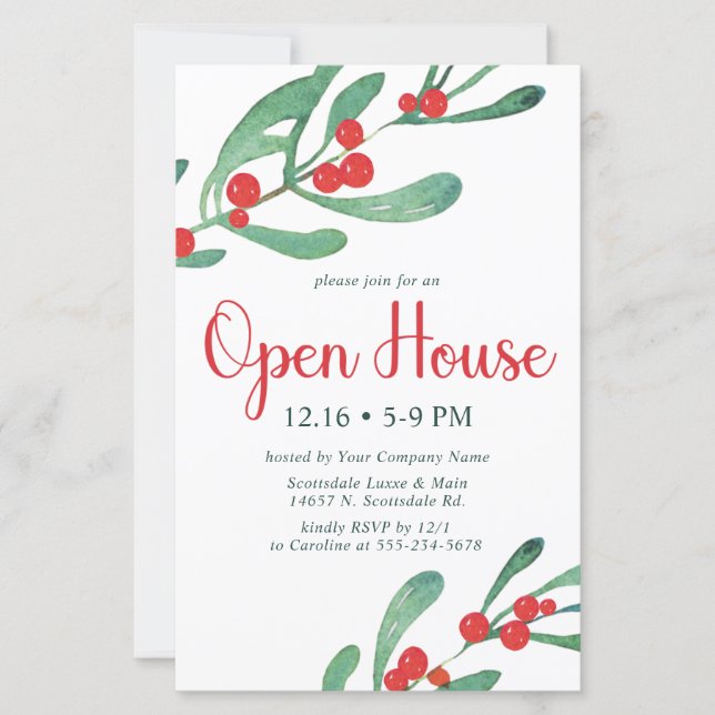 Lámina Invitación a la fiesta de inauguración de la empre (Anverso)