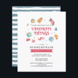 Lámina Invitación a la fiesta de navidades<br><div class="desc">Cosas favoritas Navidades Vacaciones Invitación de fiesta que usted puede fácilmente personalizar para su familia y amigos de vacaciones se reúnen. Redirigir fácilmente esta invitación para otros eventos de vacaciones haciendo clic en el botón "Personalizar este" anidado bajo el enlace "Personalizar". Para obtener ayuda adicional, haga clic en el botón...</div>