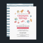 Lámina Invitación a la fiesta de navidades<br><div class="desc">Cosas favoritas Navidades Vacaciones Invitación de fiesta que usted puede fácilmente personalizar para su familia y amigos de vacaciones se reúnen. Redirigir fácilmente esta invitación para otros eventos de vacaciones haciendo clic en el botón "Personalizar este" anidado bajo el enlace "Personalizar". Para obtener ayuda adicional, haga clic en el botón...</div>