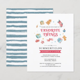 Lámina Invitación a la fiesta de navidades