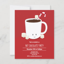 Lámina Invitación a la fiesta de Navidades de chocolate c