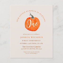 Lámina Invitación a la fiesta de primer cumpleaños de la 