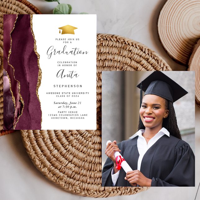 Lámina Invitación a la foto de graduación de la agencia d (Subido por el creador)