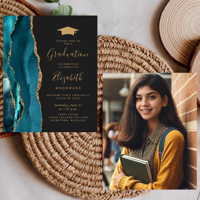 Lámina Invitación a la foto del Agate Verde azulado de Gr (Subido por el creador)