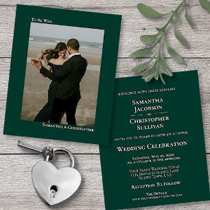 Lámina Invitación a la fotografía de un Boda del presupue