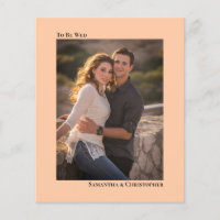 Invitación a la fotografía del Boda de PRESUPUESTO