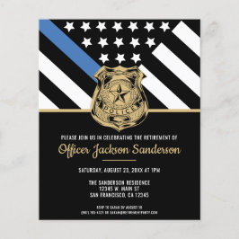 Lámina Invitación a la Jubilación de la Línea Azul del Pr