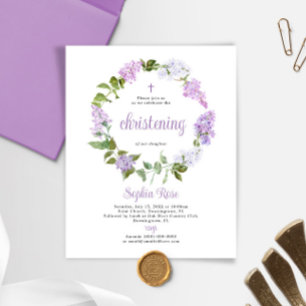 Lámina Invitación a la Navidad de las Flores de Lino Rúst