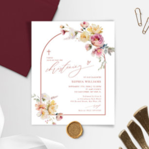 Lámina Invitación a la Navidad del Rosa de Budget Boho Ga