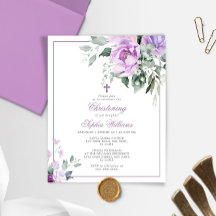 Invitación a la Navidad Violeta del Eucalipto del 