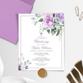 Lámina Invitación a la Navidad Violeta del Eucalipto del 