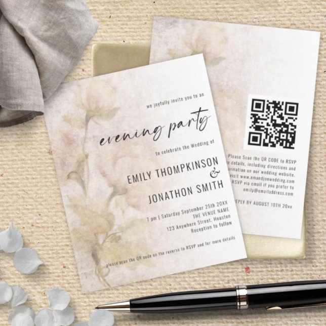 Lámina Invitación a la noche de Bodas QR para empresas fl (Subido por el creador)