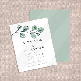 Lámina Invitación a la participación de Eucalyptus Sage d