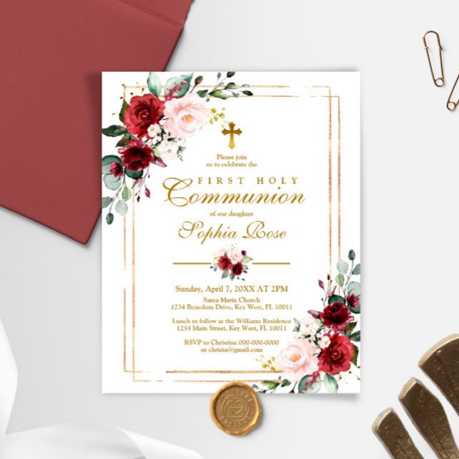 Lámina Invitación a la Primera Comisión de Budget Marsala (Subido por el creador)