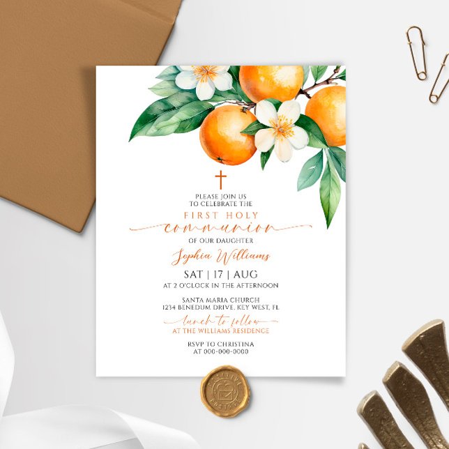 Lámina Invitación a la Primera Comisión Floral del Naranj (Subido por el creador)
