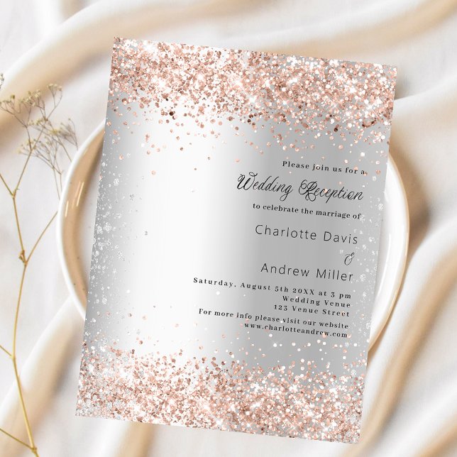 Lámina Invitación a la recepción de boda con presupuesto  (Subido por el creador)