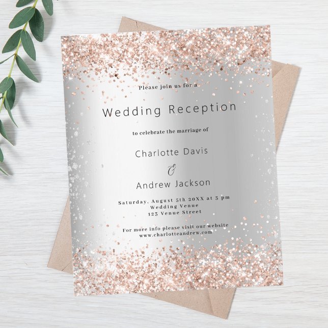 Lámina Invitación a la recepción de boda con presupuesto  (Subido por el creador)