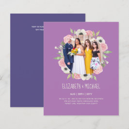 Lámina Invitación a la recepción de boda de FOTO de tende