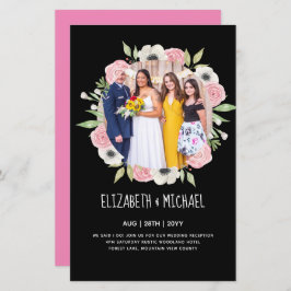 Lámina Invitación a la recepción de boda de FOTO de tende