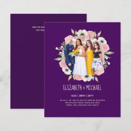 Lámina Invitación a la recepción de boda de FOTO de tende
