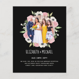 Lámina Invitación a la recepción de boda de FOTO de tende