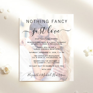 Lámina Invitación a la recepción de boda por superposició
