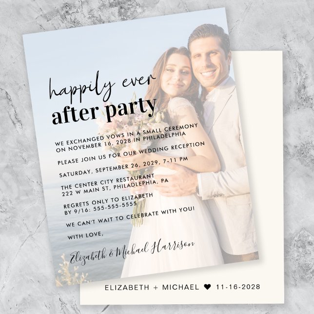 Lámina Invitación a la recepción de boda por superposició (Subido por el creador)