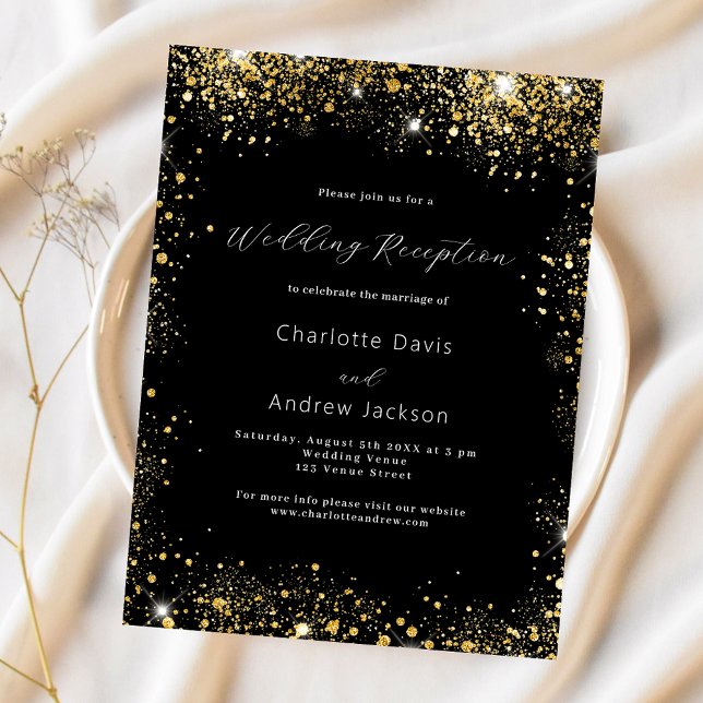 Lámina Invitación a la recepción de bodas con presupuesto (Subido por el creador)