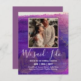 Lámina Invitación A La Recepción De Bodas Presupuestarias