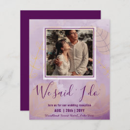 Lámina Invitación A La Recepción De Bodas Presupuestarias