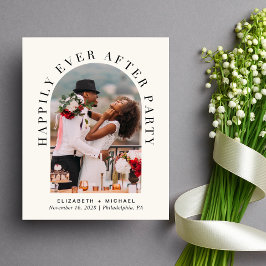 Lámina Invitación a la recepción de la boda artística