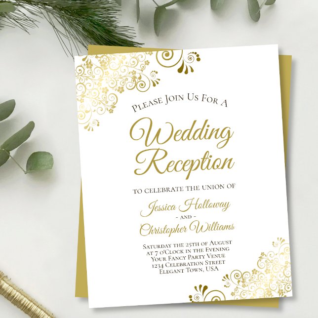 Lámina Invitación a la recepción de la Boda Blanca con pr (Subido por el creador)