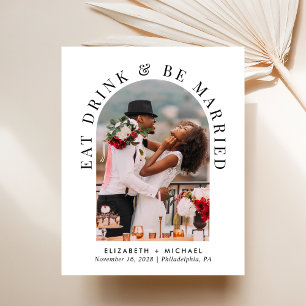 Lámina Invitación a la recepción de la boda de la foto de