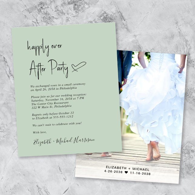 Lámina Invitación a la recepción de la boda de la foto de (Subido por el creador)