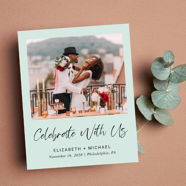 Lámina Invitación a la recepción de la Casa de la Moneda  (You said "I do" in an intimate ceremony - now it's time to share your joy with those you hold dear)