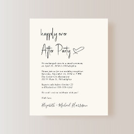 Lámina Invitación a la recepción de la crema de la moda