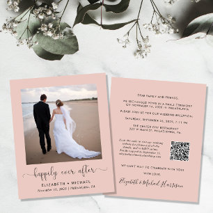 Lámina Invitación a la recepción de matrimonio de Rubor P