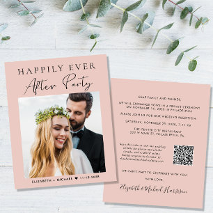Lámina Invitación a la recepción de matrimonio de Rubor P