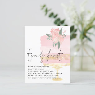 Lámina Invitación a la torta de cumpleaños 21ª Fiesta col