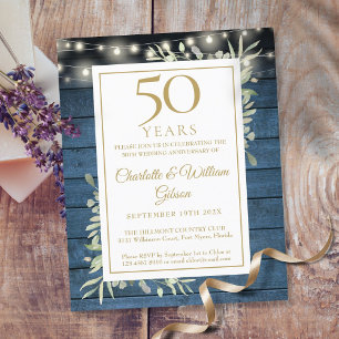 Lámina Invitación a la vegetación del 50 Aniversario de l