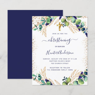 Lámina Invitación a la vegetación del eucalipto azul cris