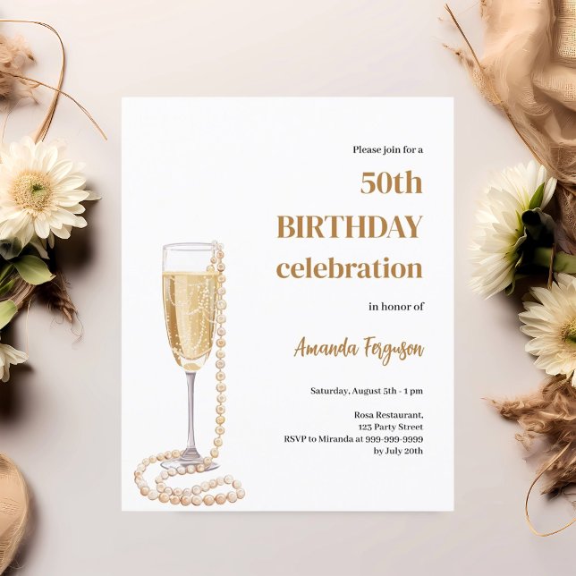 Lámina Invitación a las perlas de vino con burbujas de or (Subido por el creador)