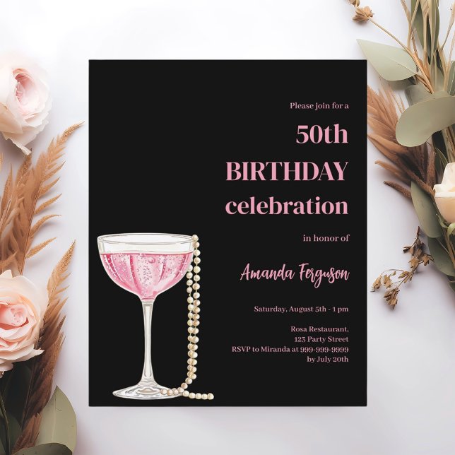 Lámina Invitación a las perlas de vino de burbujas de col (Subido por el creador)