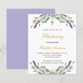 Lámina Invitación a lavender eucalyptus con bautizos pres