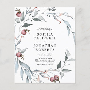 Lámina Invitación a matrimonio de código QR para Berries