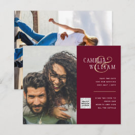 Lámina Invitación a matrimonio de foto de presupuesto Gua