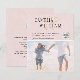 Lámina Invitación a matrimonio de foto de presupuesto Gua