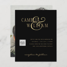 Invitación a matrimonio de foto presupuesto Guarda