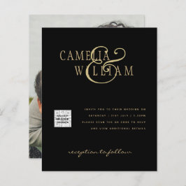 Lámina Invitación a matrimonio de foto presupuesto Guarda